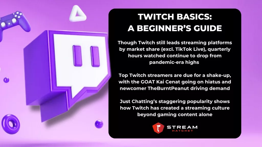 TLDR Takeaways for Twitch Basics - Stream Hatchet
