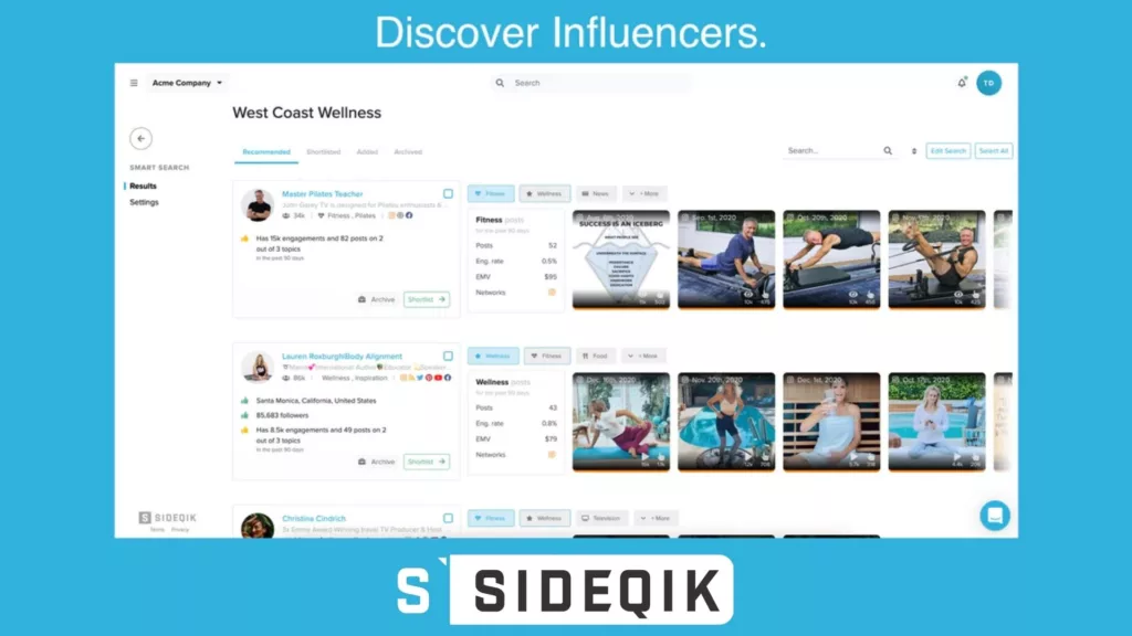 Graph 2: Sideqik Creator Discovery via Socials - Stream Hatchet