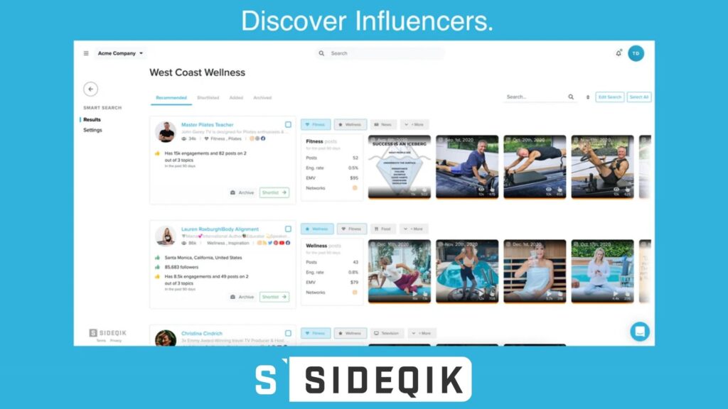 Graph 2: Sideqik Creator Discovery via Socials - Stream Hatchet