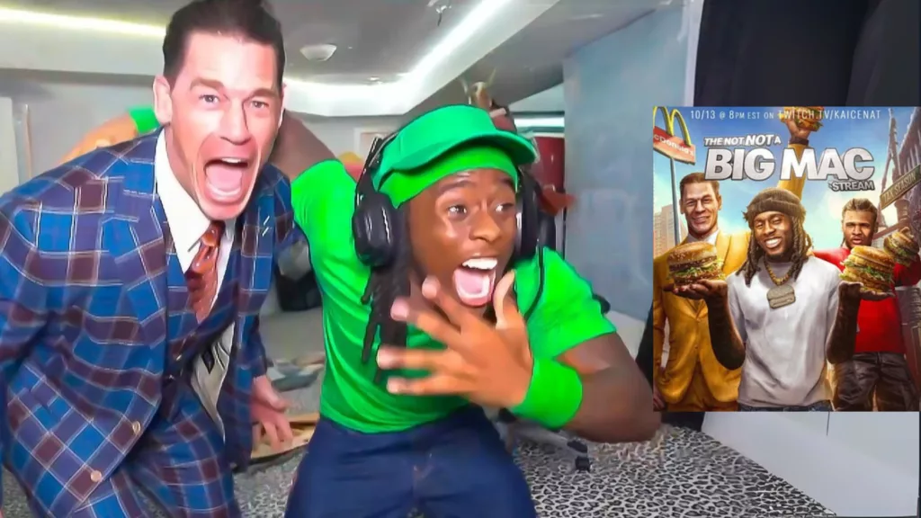 Graph 4: John Cena and Kai Cenat for McDonald's Stream - Stream Hatchet