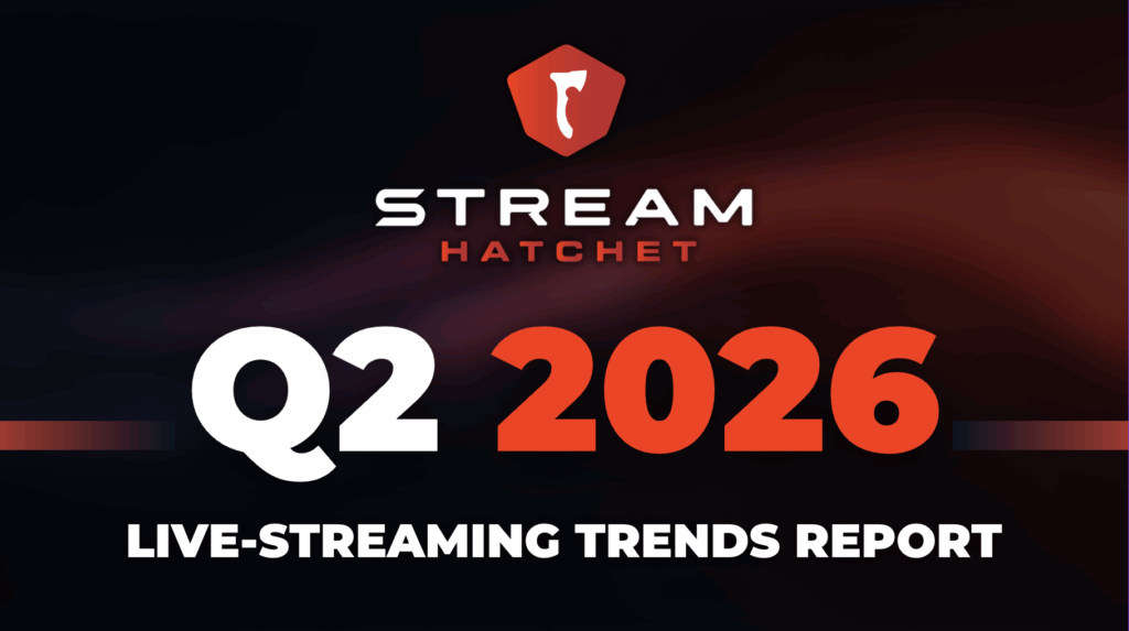 Q2 2026 Live Streaming Trends Report Cover Image - Stream Hatchet