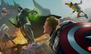 Marvel characters designed for Fortnite's new season fighting one another