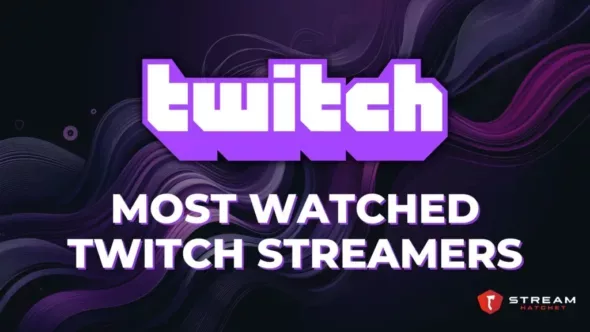 Most Watched Twitch Streamers - Stream Hatchet